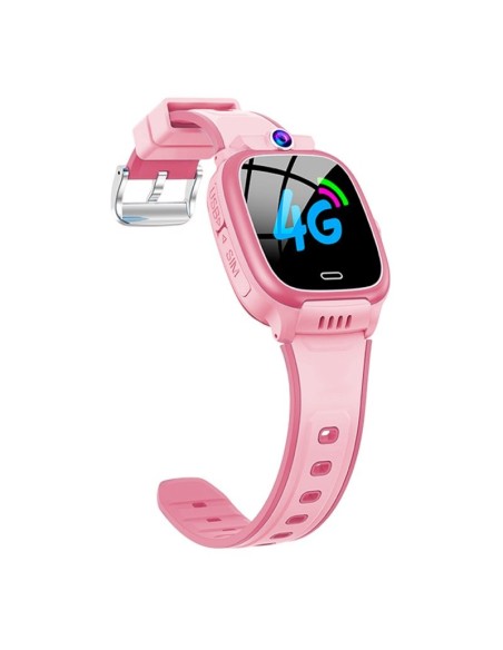 Smartwatch COOL Kids 4G GPS silicona Rosa (Localización, videollamadas, SIM)