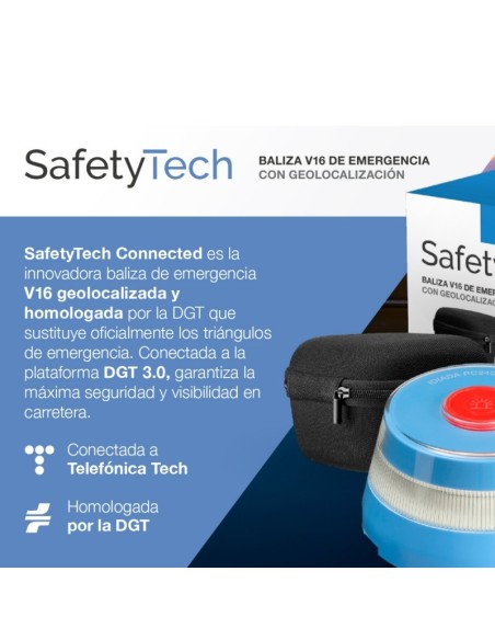 Luz baliza conectada (Homologada DGT) COOL Safetytech