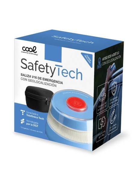 Luz baliza conectada (Homologada DGT) COOL Safetytech
