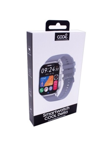 Smartwatch COOL Delta silicona Gris...