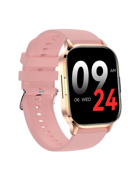 Smartwatch COOL Delta silicona Rosa (Amoled, Llamadas, salud, deporte)
