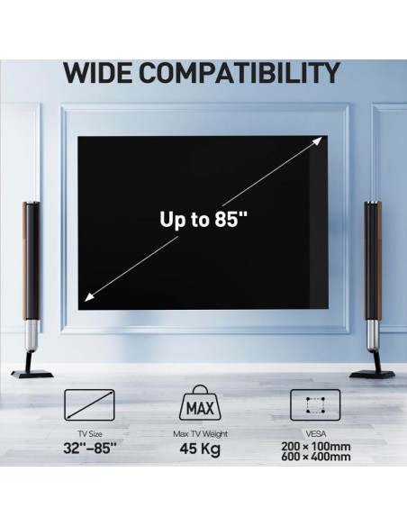 Soporte TV universal flexible COOL de 32 a 85 pulgadas