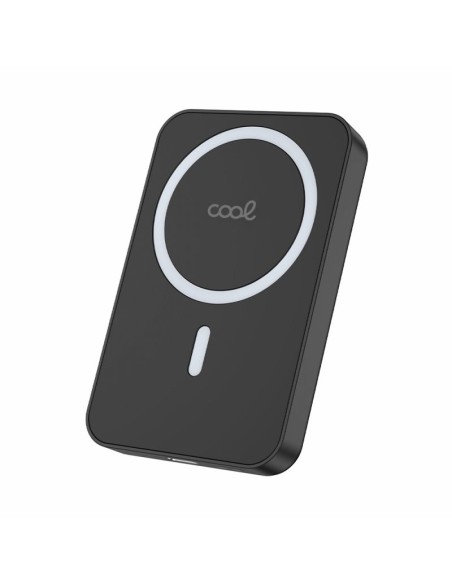 Batería externa universal magnética Power Bank Qi 5000 mAh COOL negra