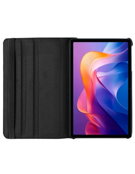 Funda soporte giratorio Xiaomi Redmi Pad 2 polipiel negra