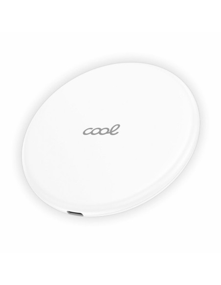Dock base cargador smartphones inalámbrico Qi universal COOL blanco