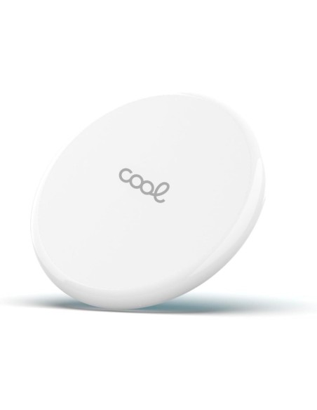 Dock base cargador smartphones inalámbrico Qi universal COOL blanco