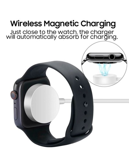 Cable USB (Tipo C) MagCharge COOL para Apple Watch universal blanco