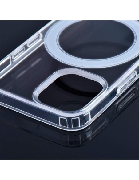 Carcasa TPU transparente iPhone 17 Pro magnética transparente