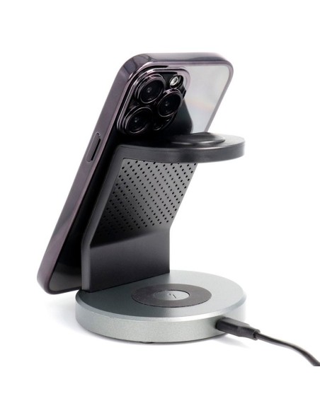 Carcasa TPU transparente iPhone Air magnética borde negro