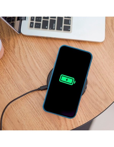 Carcasa TPU magnética iPhone 17 Pro Max cama tela azul