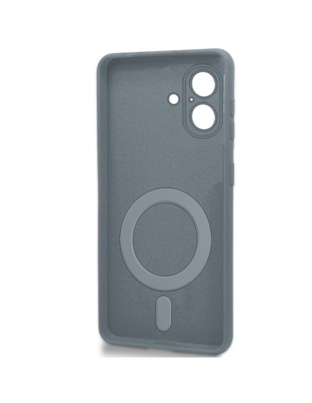 Carcasa TPU magnética iPhone 17 cama tela gris