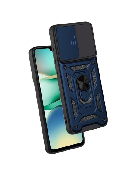 Carcasa TPU reforzada Xiaomi Redmi A5 anilla azul marino