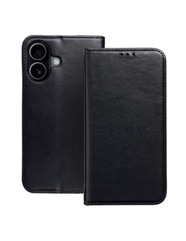 Funda libro soporte TPU iPhone 17 negra