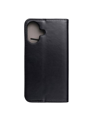 Funda libro soporte TPU iPhone 17 negra