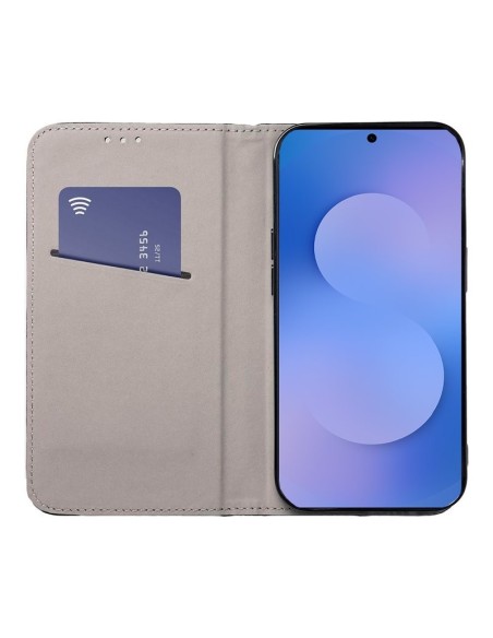 Funda libro soporte TPU Samsung S731 Galaxy S25 FE negra