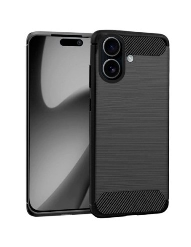 Carcasa TPU iPhone 17 carbón negra