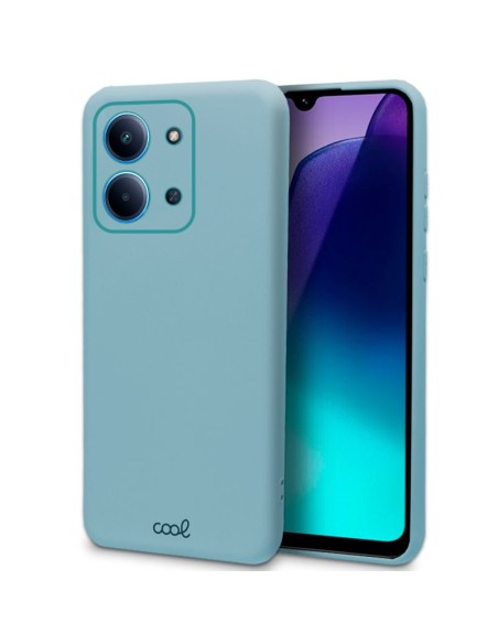 Carcasa TPU cama tela Xiaomi Redmi 15C / 15C 5G / Poco C85 celeste