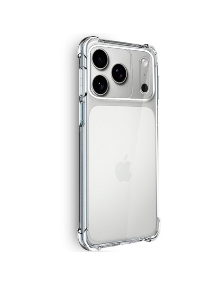 Carcasa TPU reforzada iPhone 17 Pro antigolpes transparente