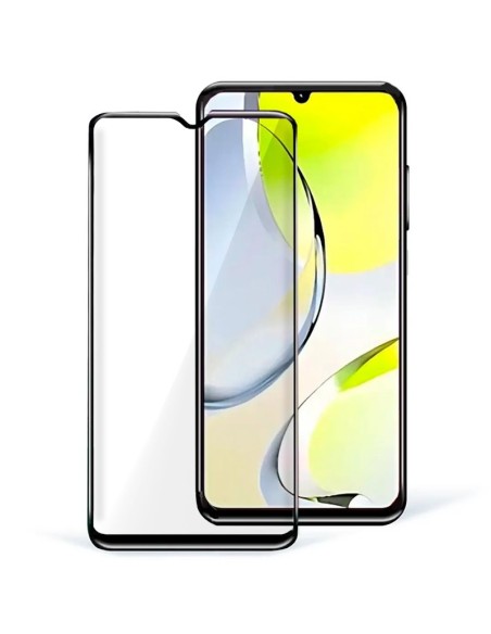 Protector pantalla vidrio templado ZTE Blade A76 negro (Pegado total 3D)