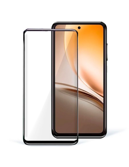 Protector pantalla vidrio templado Realme 14 5G / 14T 5G negro (Pegado total 3D)