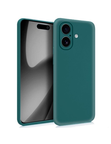 Funda gel TPU iPhone 17 verde
