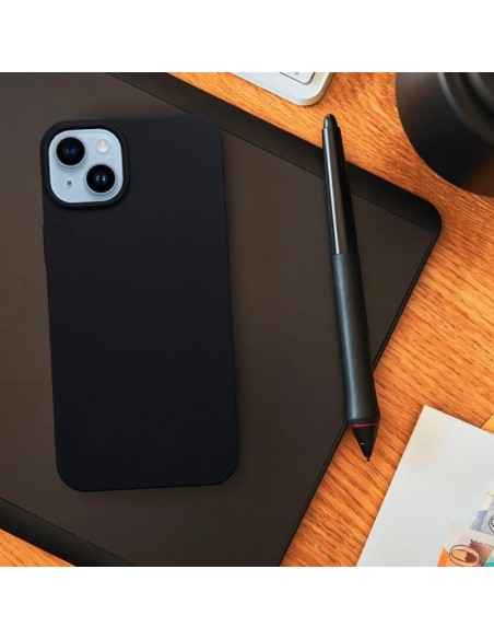 Funda gel TPU iPhone 17 Pro negra