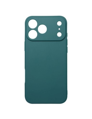 Funda gel TPU iPhone 17 Pro Max verde