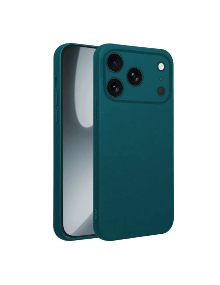 Funda gel TPU iPhone 17 Pro verde