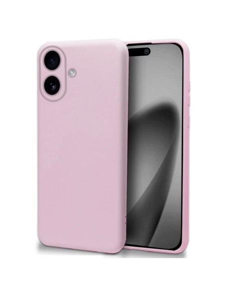 Carcasa TPU cama tela iPhone 17 rosa