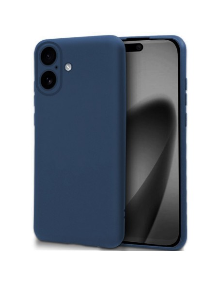 Carcasa TPU cama tela iPhone 17 azul
