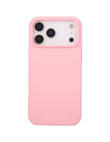 Carcasa TPU cama tela iPhone 17 Pro Max rosa