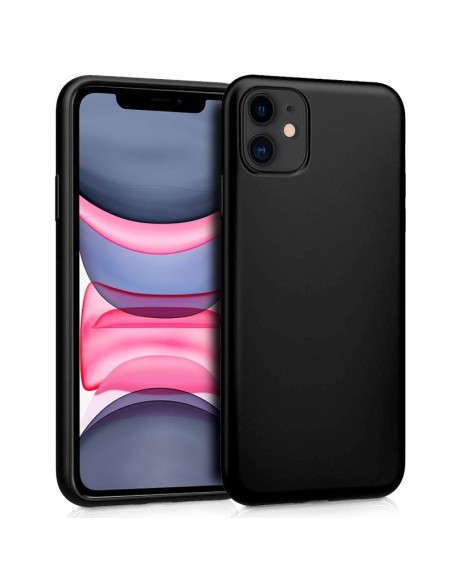 Carcasa TPU cama tela iPhone 11 negra