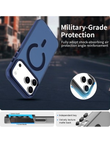 Carcasa magnética TPU iPhone 17...