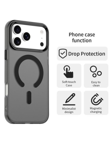 Carcasa magnética TPU iPhone 17 Pro...