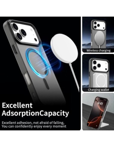 Carcasa magnética TPU iPhone 17 Pro...