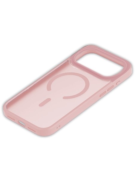 Carcasa magnética TPU iPhone Air translúcida rosa