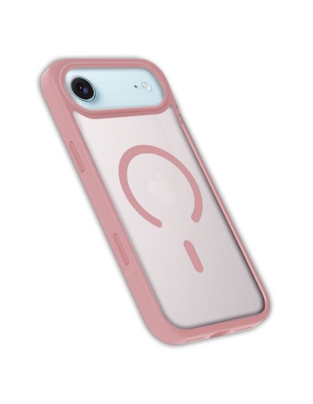 Carcasa magnética TPU iPhone Air translúcida rosa