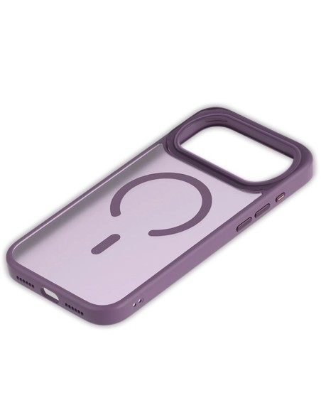 Carcasa magnética TPU iPhone Air translúcida violeta