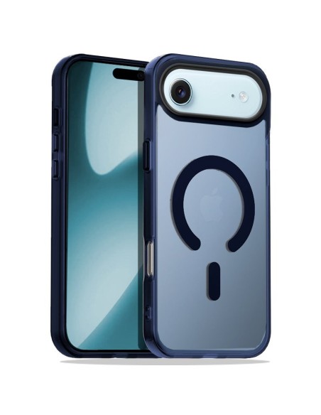 Carcasa magnética TPU iPhone Air translúcida azul marino