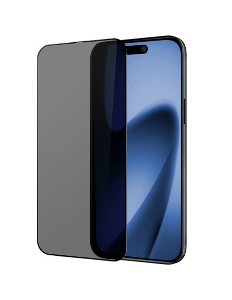 Protector pantalla vidrio templado privacidad iPhone 17 Pro Max