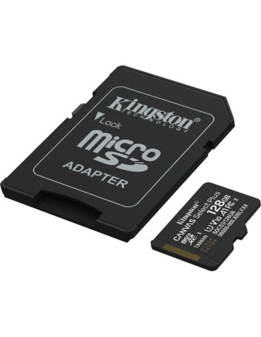 Tarjeta memoria microSD con adaptador...