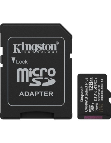 Tarjeta memoria microSD con adaptador...