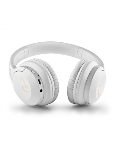 Auriculares cascos Bluetooth estéreo NGS Artica Greed blancos
