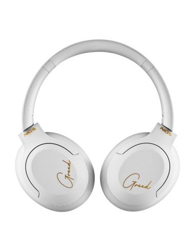 Auriculares cascos Bluetooth estéreo NGS Artica Greed blancos