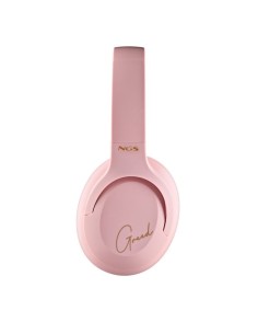 Auriculares cascos Bluetooth estéreo NGS Artica Greed rosas 2
