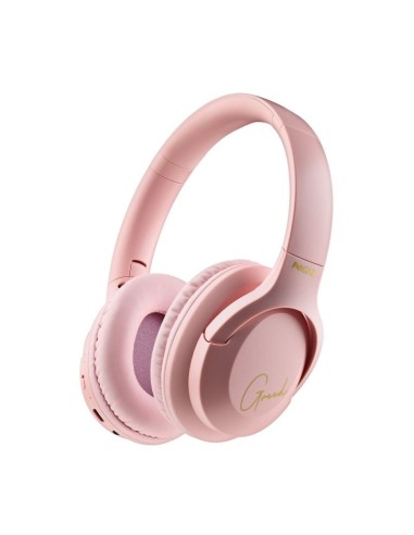 Auriculares cascos Bluetooth estéreo NGS Artica Greed rosas