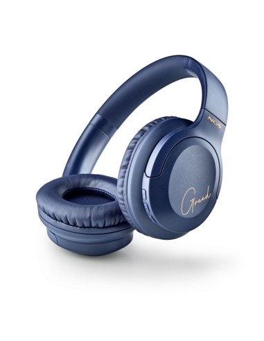 Auriculares cascos Bluetooth estéreo NGS Artica Greed azules