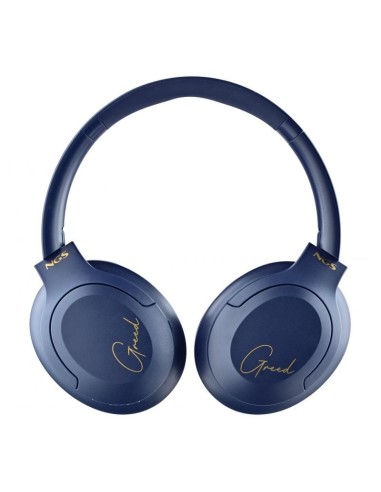 Auriculares cascos Bluetooth estéreo NGS Artica Greed azules