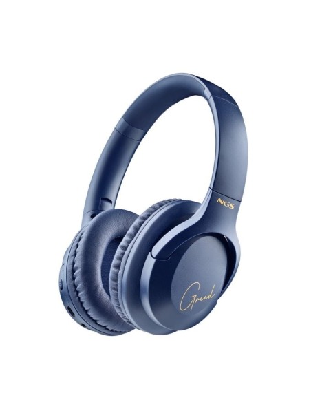 Auriculares cascos Bluetooth estéreo NGS Artica Greed azules