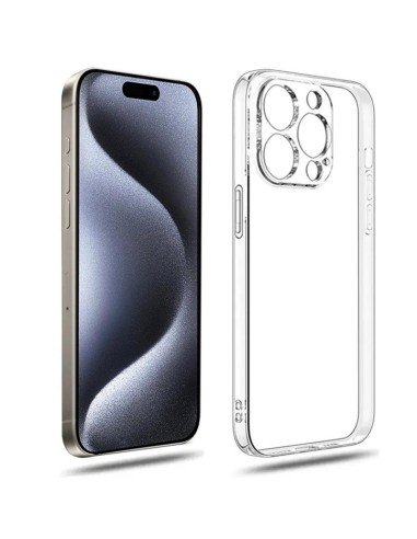 Funda gel TPU iPhone 15 Pro Max transparente
